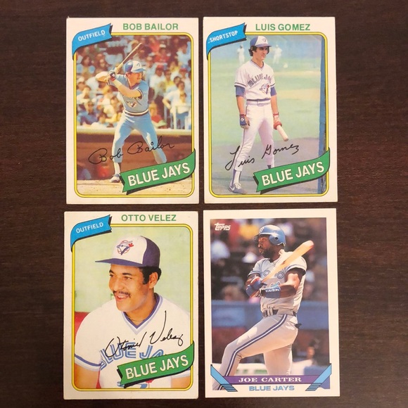 Vintage Topps MLB Toronto Blue Jays Baseball Card Bundle - Picture 1 of 10